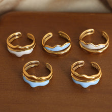 Load image into Gallery viewer, 18K Gold-Plated Open Ring