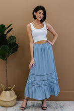 Load image into Gallery viewer, Doe & Rae First Sight Tiered Maxi Skirt