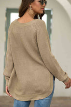 Load image into Gallery viewer, Round Neck Ribbed Knit Top