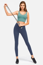 Load image into Gallery viewer, Deep V-Neck Crop Sports Bra