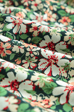 Load image into Gallery viewer, Plus Size Floral Square Neck Peplum Top