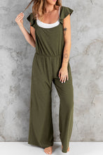Load image into Gallery viewer, Flutter Sleeve Ribbed Jumpsuit