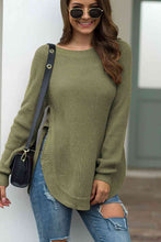 Load image into Gallery viewer, Round Neck Ribbed Knit Top