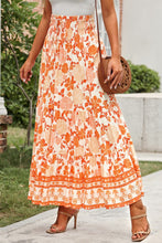 Load image into Gallery viewer, Floral Smocked Tiered Maxi Skirt
