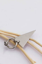 Load image into Gallery viewer, Stainless Steel Triangle Dangle Earrings