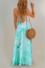 Load image into Gallery viewer, Tie-Dye Halter Neck Maxi Dress