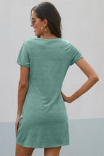 Load image into Gallery viewer, Triblend Side Knot Dress