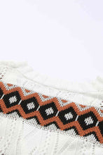 Load image into Gallery viewer, Geometric V-Neck Button Down Cardigan