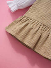 Load image into Gallery viewer, Baby Ruffle Hem Dress with Bow Detail