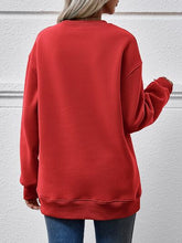 Load image into Gallery viewer, MERRY CHRISTMAS Round Neck Long Sleeve Sweatshirt