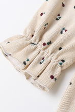 Load image into Gallery viewer, Girls Ruffle Collar Long Sleeve Dress