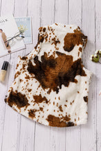Load image into Gallery viewer, Animal Pattern Zip-Up Plush Vest with Pockets