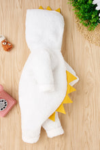 Load image into Gallery viewer, Baby Hooded Sherpa Jumpsuit