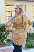 Load image into Gallery viewer, Celeste Design Full Size Leopard Star Contrast Top