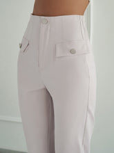 Load image into Gallery viewer, Buttoned Elastic Detail Cuffed Pants