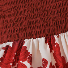 Load image into Gallery viewer, Baby Girl Floral Frill Trim Square Neck Smocked Dress