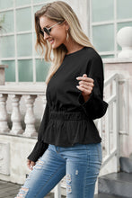 Load image into Gallery viewer, Elastic Waist Drop Shoulder Top