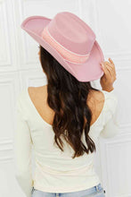 Load image into Gallery viewer, Fame Western Cutie Cowboy Hat in Pink