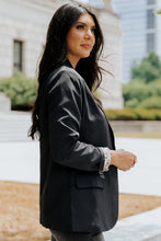 Load image into Gallery viewer, Leopard Lining One-Button Blazer