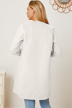 Load image into Gallery viewer, Open Front Pocketed Long Sleeve Coat