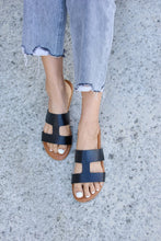 Load image into Gallery viewer, Forever Link Cutout Open Toe Flat Sandals