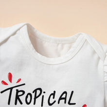 Load image into Gallery viewer, Baby Girl Graphic Ruffle Shoulder Bodysuit and Bloomer Set