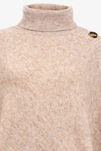 Load image into Gallery viewer, Turtleneck Buttoned Poncho