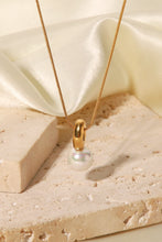 Load image into Gallery viewer, Freshwater Pearl Pendant 18K Gold-Plated Necklace