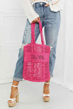Load image into Gallery viewer, Fame Tropic Babe Staw Tote Bag