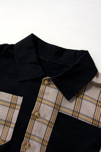 Load image into Gallery viewer, Baby Splicing Plaid Pocketed Jacket