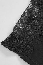 Load image into Gallery viewer, Crisscross Spliced Mesh Cutout Mini Dress