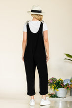 Load image into Gallery viewer, Celeste Full Size Stripe Contrast Pocket Rib Jumpsuit