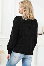 Load image into Gallery viewer, V-Neck Slit Knit Top