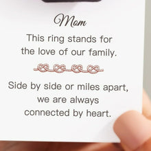 Load image into Gallery viewer, Knotted Hearts 925 Sterling Silver Open Ring