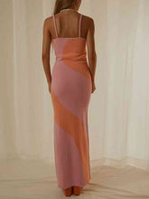 Load image into Gallery viewer, Spaghetti Strap Maxi Sweater Dress