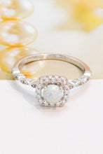 Load image into Gallery viewer, 925 Sterling Silver Inlaid Opal Ring