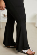 Load image into Gallery viewer, Cotton Bleu Try Me Full Size Elastic Waist Flare Pants