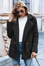 Load image into Gallery viewer, Full Size Lapel Collar Sherpa Coat
