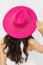 Load image into Gallery viewer, Fame Keep Your Promise Fedora Hat in Pink