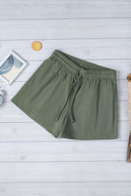 Load image into Gallery viewer, High Waist Drawstring Shorts with Pockets