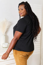 Load image into Gallery viewer, Simply Love Letter Graphic Round Neck T-Shirt