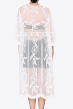 Load image into Gallery viewer, Tied Sheer Cover Up Cardigan