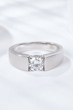 Load image into Gallery viewer, 925 Sterling Silver I Carat Moissanite Ring