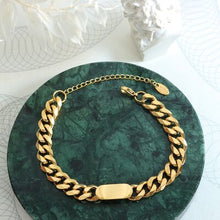 Load image into Gallery viewer, 18K Gold-Plated Titanium Steel Bracelet