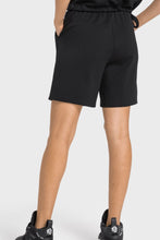 Load image into Gallery viewer, Drawstring Elastic Waist Sports Bermuda Shorts