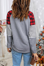 Load image into Gallery viewer, HAPPY CHRISTMAS Striped Long Sleeve T-Shirt