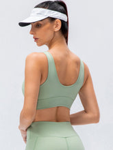 Load image into Gallery viewer, Scoop Neck Padded Sports Bra