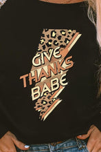 Load image into Gallery viewer, GIVE THANKS BABE Sequin Long Sleeve Blouse