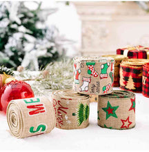 Load image into Gallery viewer, Christmas Polyester Ribbon