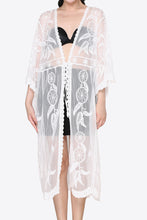 Load image into Gallery viewer, Tied Sheer Cover Up Cardigan